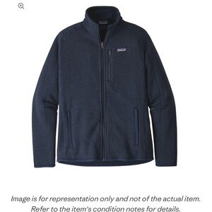 Patagonia Jacket Men Medium Zip Pocket Patch Lightweight Fleece Coat Hype Core